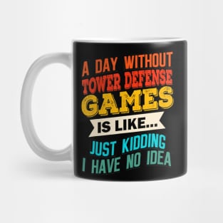 A Day Without  Defense Games  Gaming Video Mug